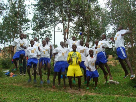 rwanda soccer gear donation